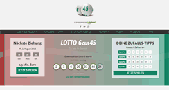 Desktop Screenshot of lotto6aus45.com